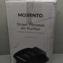 MORENTO Air Purifiers for Home Large Room Up to 2050 Ft² with PM 2.5 Air Quality Sensor, Smart WiFi and Sleep Mode, Hepa Filters Filter Airborne Particles, Handheld Home Air Purifier - White