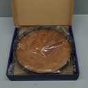 Farmhouse Oak 10" Lazy Susan Turntable Organizer for Cabinet, Round Wooden Lazy Susan Organization and Storage for Dining Table, Pantry, Kitchen, Countertop, Cupboard, Home Decor, Walnut Wood