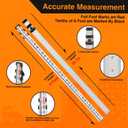 Aluminum Grade Rod - 10ths, With Carrying Case and Rod level (9 Foot)