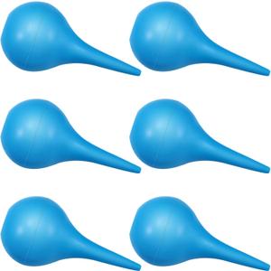 Nuanchu 6 Packs Hand Bulb Ear Syringe 30 ml Washing Rubber Squeeze Bulb Ear Syringe Ball for Infant Baby Puppy Adult(Blue)