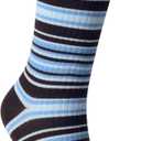 Original women's socksCombed cotton color-block striped seamless mid-calf Socks Stocking Stuffers Gifts for Woman3pack