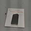 Bluetooth 5.3 Transmitter Receiver for TV and Wireless Headphones, 2-in-1 Bluetooth Adapter, Wireless Transmitter for TV, PC, MP3, Gym, Airplane Use with Any 3.5 mm Audio Jack (Black)