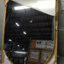 OLIXIS 36x24 Inch Arched Bathroom Wall Mirror, Rounded Rectangle, Gold