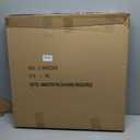 Large World Map Wall Clock, 24 Inch Metal Modern Wall Clock, Golden Big Numerals Battery Operated Vintage Industrial Farmhouse Wall Clocks for Living Room Bedroom Kitchen Home Decor