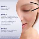 Eyebrow & Eyelash Growth Serum for Sensitive Eyes (2 in 1) - Peptide, Castor Oil & Natural Extract in Formula to Strengthen Thicken Lengthen Lash and Brow - 3mLx2 for 3 Months Supply