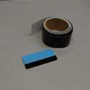 Black Gloss Vinyl Wrap Film Roll Kit Out Chrome Delete Wrap 2080 Series (Gloss Black, 2 Inches x 25 FT)