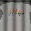 TUPOSU Gay Pride Shirts for Women Lesbian Rainbow Tree T-Shirts Queer LGBTQ Equality Tee Top