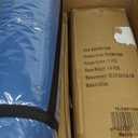 Foam Sleeping Pad for Camping - 1.25-Inch-Thick Waterproof Sleep Pad with Carry Straps for Cots, Tents, or Sleepovers by Wakeman Outdoors (Blue)