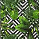 Oversized Beach Towel Quick Dry Sand Free Lightweight Microfiber Beach Towels for Swim Pool Camping Travel, Palm Leaf & Diamond Grid, 36"x72"