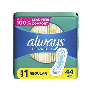 Always Regular Pads 44 Count