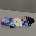 Viasox Compression Socks for Women and Men, Knee High Socks 12-15 mmhg Circulation Support for Flight, Travel, Daily (Medium, Floral)