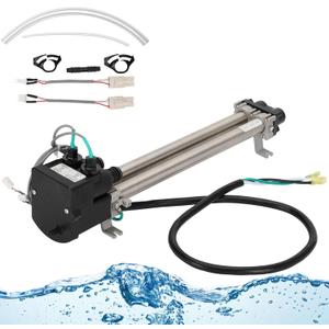 6kw 240v 26-C3160-1S Heater with Sensors, 73790 Double-Barrel Low-Flow Heater Compatible with 1995+Hot Spring/Tiger River/Watkins/, Replace 76227, C3160-1, C3564-1, PDR Auto Reset, 120V,1.5kW