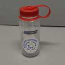 Nalgene Sustain Tritan BPA-Free Water Bottle Made with Material Derived from 50% Plastic Waste (Using ISCC Certified Mass Balance), 16 OZ, Wide Mouth, Clear