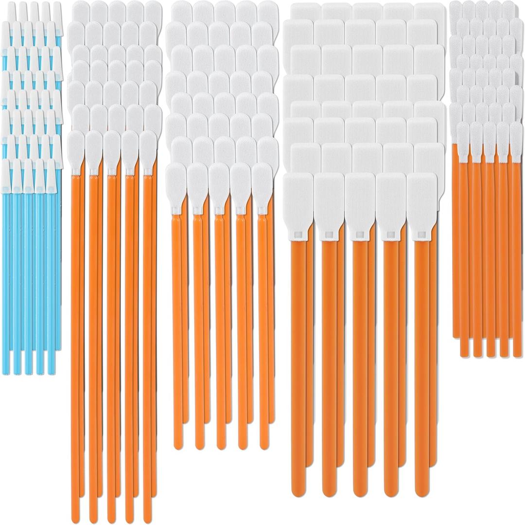 AAwipes Cleaning Swab Kit - Microfiber Knitted Polyester Sticks (5 Type) Lint Free for Printer, Gun, Optics Lens, Camera, Arts and Crafts, Automotive Detailing (FA501)