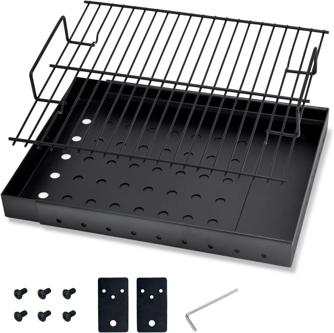Hiorucet 15-28 Inches Charcoal Tray for PS9900 47183T-21, Smoke Hollow Charcoal Basket for 6500 6800 8500 47183T HC4518L PS9500 SH5000 SH7000 SH19030119 SH19030219 SH9916 Smoke Hollow Grill Parts