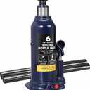 BIG RED 6 Ton (12,000 LBs) Torin Welded Hydraulic Car Bottle Jack for Auto Repair and House Lift, Blue, AT90603UR-1