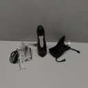 AquaSonic Aqua Flosser - Cordless Rechargeable Water Flosser for Teeth - Waterproof, Portable Oral Irrigator for Dental Cleaning with 5 Jet Tips  Braces Home Travel (Black)