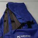 DUKUSEEK Waterproof Stadium Blanket, Outdoor Blankets Waterproof Windproof for Cold Weather, Emergency Warm Blanket with Quilted Cotton and Thick Fleece for Picnic, Camping, Outdoor Sports (Blue)