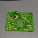 Boaretiu for iPad A16 Case/10th Generation Case - Green Dinosaur Cool for Boys Girls Teens Soft Silicone Cute with Shoulder Strap & Rotating Stand Case for iPad A16 11th Generation 11 Inch 2025