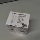 2 x C7 LED Light Bulbs, 12 Pack Halloween Orange Outdoor String Lights Replacement Bulbs, 0.6W E12 Candelabra Base for Patio, Halloween & Christmas Party Decor