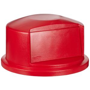 Rubbermaid Commercial Products Heavy-Duty Brute Dome Swing Top Door Lid, Plastic, Red, Compatible with the 32-Gallon Waste/Utility Containers