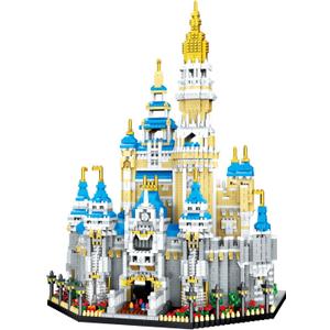 Fairyland Castle Building Blocks Set (5297Pcs) European Architecture Model Educational Toys Micro Bricks for Kids Adults