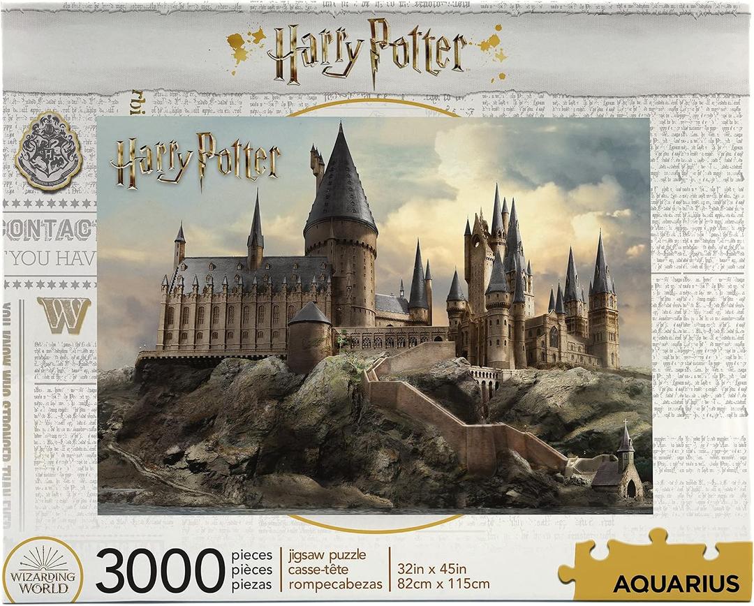 Aquarius Harry Potter 3000 Piece Jigsaw Puzzle Movie Theme Puzzles Collectible Merchandise Gift for Teens and Adults 45"x32" - Hogwarts Castle
