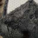 8x10 Fluffy Area Rugs for Living Room,Shag Area Rug for Bedroom,Deep Grey Soft Fuzzy Rug Non-Shedding Indoor Plush Carpet for Kids Bedroom Nursery Home Decor