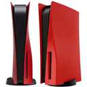 Replacement Shell Skin for PS5 Console, arVin Face Plates Cover Case for PS5, ABS Hard Shockproof Anti-Scratch Dustproof Protective Skins Faceplates Accessories for PlayStation 5 Disc Edition Red