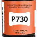 P730 30-Inch Plug-End Garage Door Spring (.177" #7 Wire)