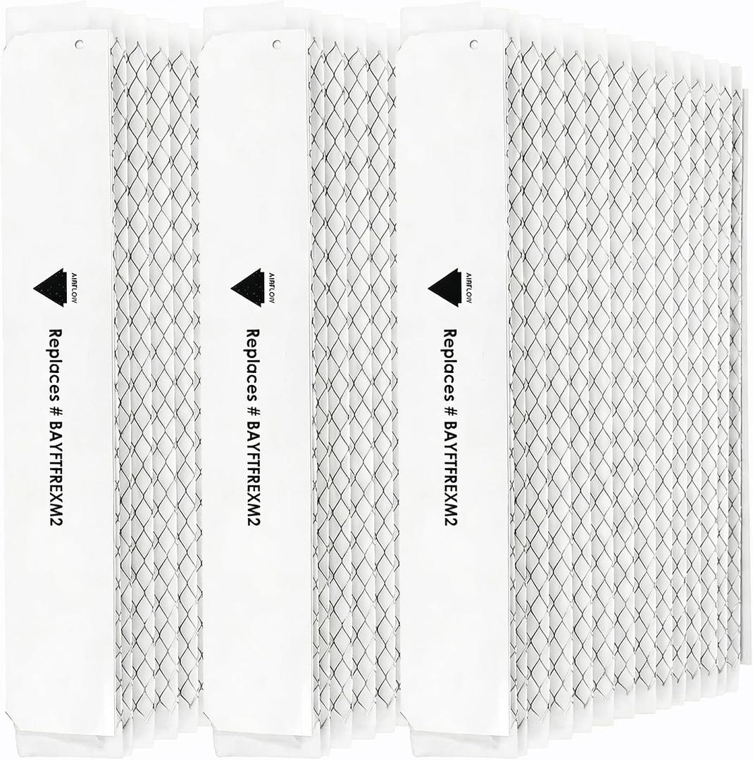 3Pcs MERV13 Air Filter For Trane BAYFTFREXM2 FLR06232 | Dense upgraded filter fabric, HVAC expandable air filter, MERV13 high particle capture, better filtration than MERV11