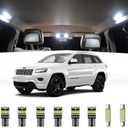AWALITED 15pcs Interior LED Lights Kit Super Bright Map Dome Bulbs for 2011-2018 2019 2020 Jeep Grand Cherokee all models