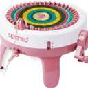 SENTRO Knitting Machine 40 Needles Knitting Machine, Smart Automatic Knitting Loom Machine for Adults and Beginners, Circular Weaving Crochet Knitting Machine Kit for Hat,Sock,Scarf,Gloves,Sweater