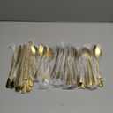 MUTNITT 60 Pcs Gold Silverware Set Service for 12, Premium Stainless Steel Flatware Set, Cutlery Utensil Set, Durable Home Kitchen Eating Tableware Set, Include Fork Knife Spoon Set, Dishwasher Safe