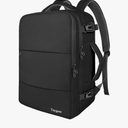 Taygeer Travel Laptop Backpack for Men Women, Airplane Approved Travel Backpack Suitcase with Usb Charging Port, Lightweight College 35l Luggage Bag 15.6inch Laptop Mochila Gifts for Business,Black L