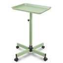 Salon Rolling Tray, Salon Tray on Wheels with Adjustable Height, Metal Feet