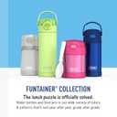 THERMOS FUNTAINER Water Bottle with Straw - 12 Ounce - Kids Stainless Steel Vacuum Insulated Water Bottle with Lid, Spiderman