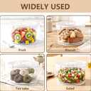 Cookie Jar with Airtight Lid,Bread Box Bread Boxes for Kitchen Counter,Time Recording Bread Storage Container, BPA-Free Plastic Containers for Cookies, Toast, Bagel, Donut, Homemade Bread-White, Large-Square