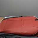 NS YOLO Universal Fit Full Coverage Leather Car Seat Covers for Cars, SUVs and Pick-up Trucks, Car Seat Protector, Automotive Seat Covers Full Set, Car Seat Cushion, Red Seat Cover for 5 Seats