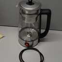 Percolator Coffee Pot Electric 10 Cup, Automatic Keep Warm, Stainless Steel Basket, Cool-Touch Handle
