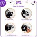 2 x HOUSE OF PARTY Halloween Balloons for Hocus Pocus Halloween Decorations - Black Cat Foil Balloons 30 Inch and 50PCS Witch Cat Latex Balloons for Party Decorations Office Birthdays School Classroom