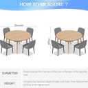 Outdoor Furniture Cover, Heavy Duty Round Outdoor Table Cover, Patio Furniture Covers Waterproof, 62"Dia x 28"H, Black