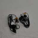 Enhon Accessory Cord with 1 LED Light Bulb, 6ft Blow Mold Light Cord with C7 Bulbs, Black Cord with On/Off Plug, Christmas Village Light for Holiday Indoor House Decoration Craft Projects(2 Pack)