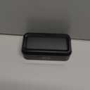 Alarm Clock,Digital Alarm Clock for Bedrooms,Battery Operated Clock,Adjustable 3 Brightness,1.2 inch LED Time Display, 12/24Hr, Cordless,Snooze (Black-White led)