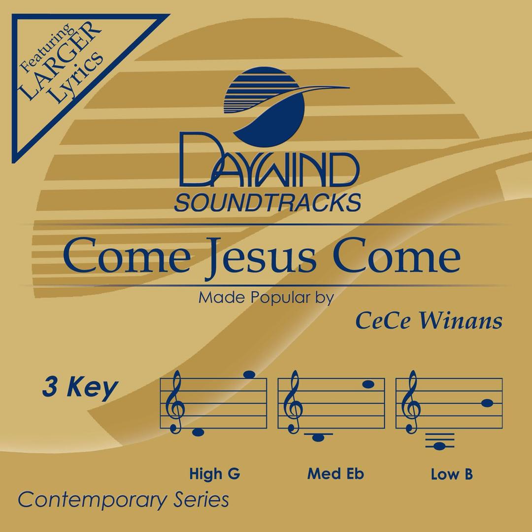Come Jesus Come Accompaniment/Performance Track, Audio CD