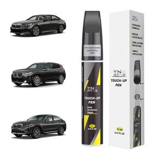 XNA Dark Graphite Metallic/Sophisto Grey(A90) for BMW Touch Up Paint, Car Scratch Remover for Nicks and Chips Repair, 2-In-1 Quick & Easy Fix Car Scratch Repair Kit with Exact Color-Matched