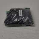 Previn Men's Satin Kimono Robe Long Spa Bathrobes Luxurious Silk Long Sleeve Loungewear (XX-Large, Black)