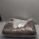 Pettop 5x7 ft Brown Area Rugs for Bedroom Living Room, Washable Memory Foam Indoor Carpet, Modern Aesthetic Minimalist Non Slip Soft Comfy Carpet for Boys Girls Dorm Home Decor