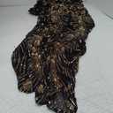 Women Sexy Sequin Off Shoulder Ruffle Short Sleeve Bodycon Mermaid Party Formal Evening Maxi Dress