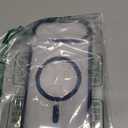 FNTCASE for iPhone Air Case Clear: Magnetic Phone Cases with Screen Protector Drop Proof Compatible with Magsafe Slim Anti Yellowing Rugged Shockproof Protective Transparent Cell Cover (B-Blue)